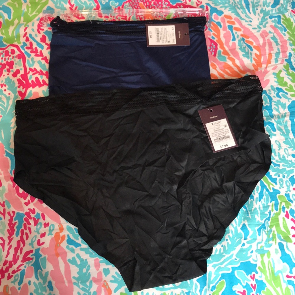 2 Pairs Ava & Viv Silky Hipster Panty